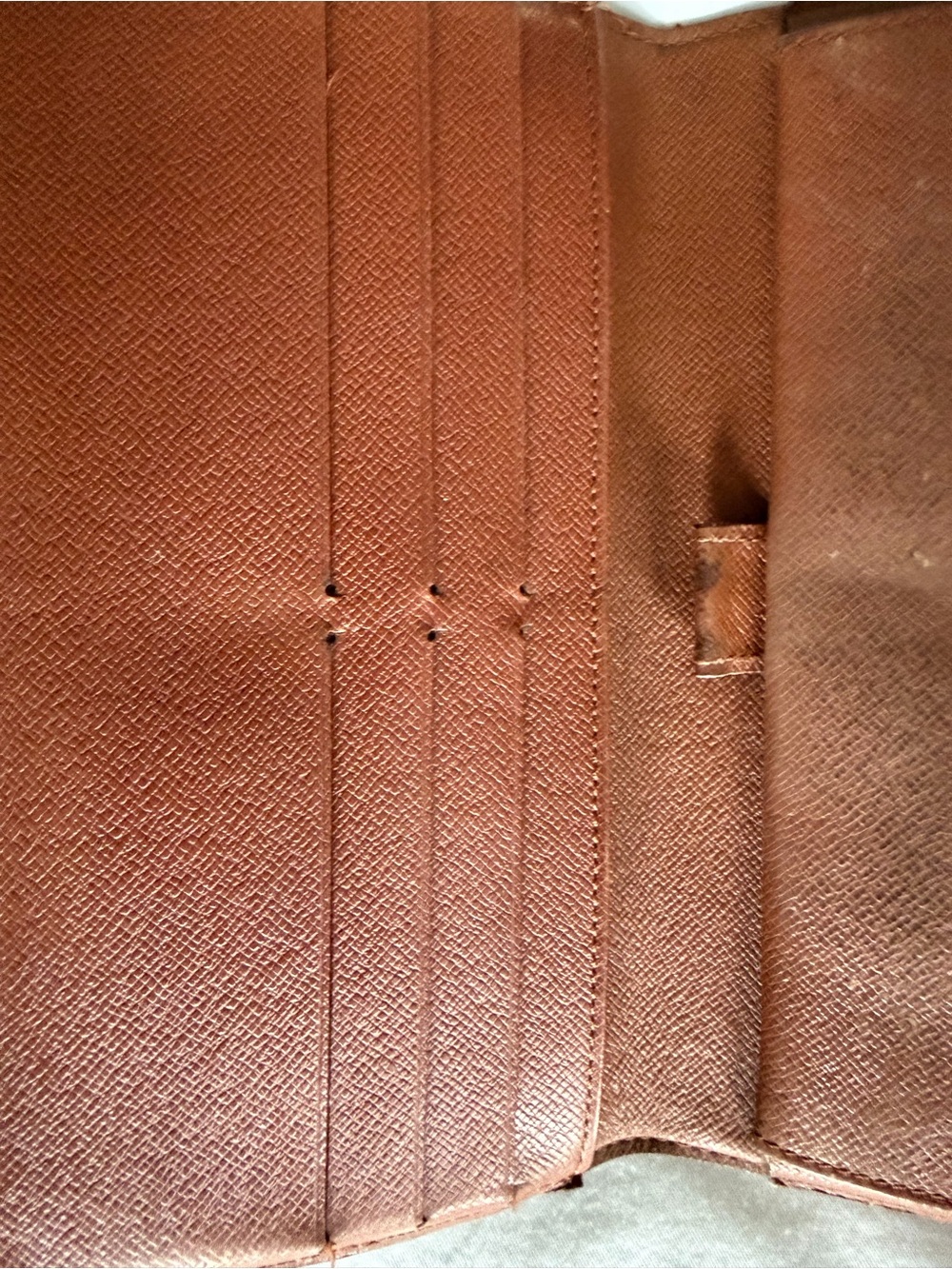Louis Vuitton Monogram Canvas Continental Wallet in Brown and Gold - Picture 3 of 11